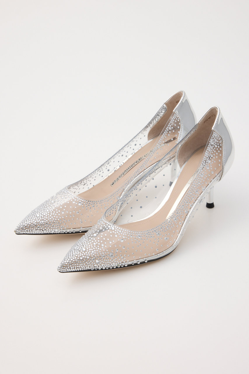 スタッカート/STACCATOのドドルチェクリアパンプス(シルバー/350JS111-1035)