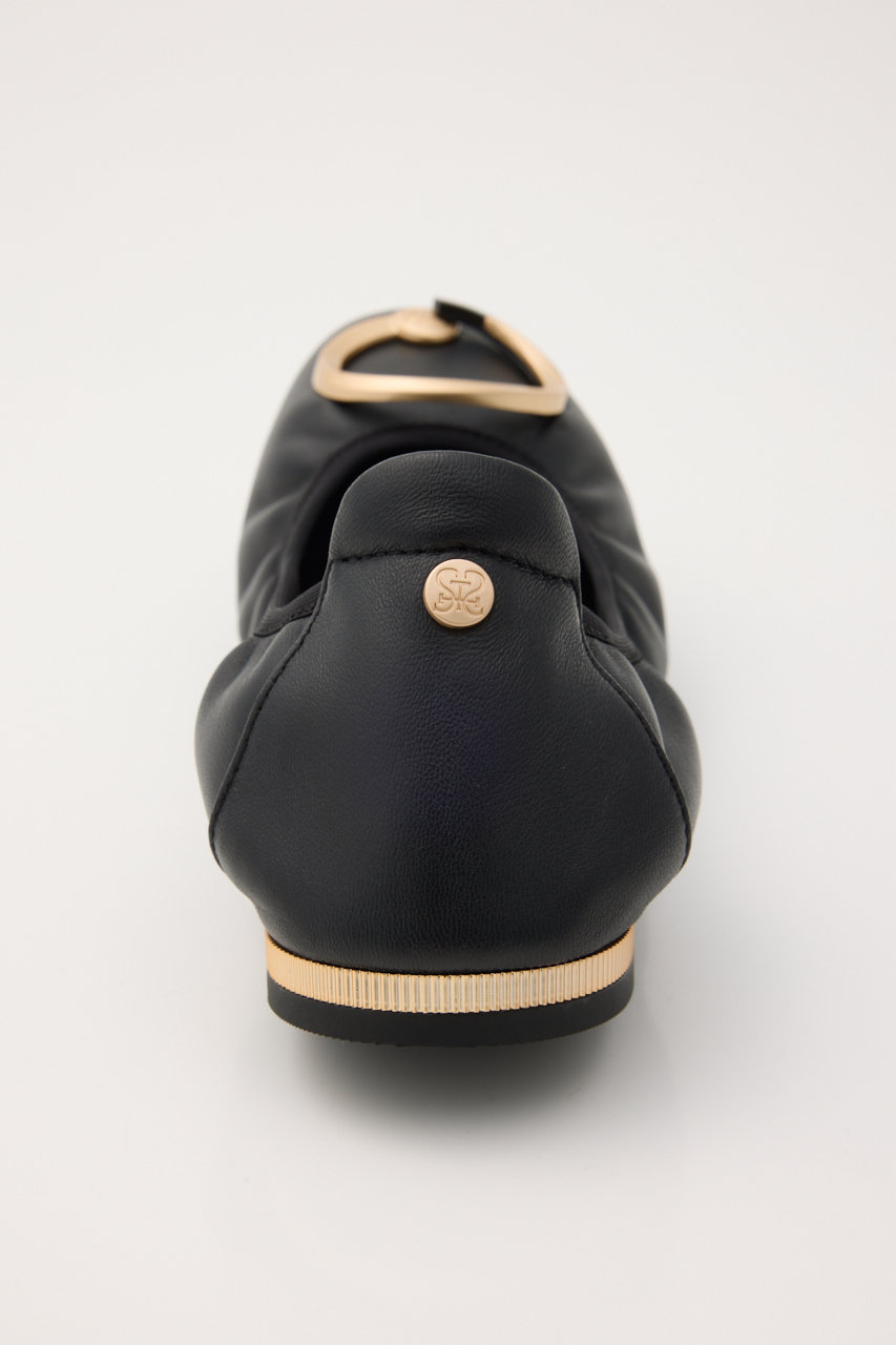 STACCATO トラピス　バレエ　シューズ　レザー　黒　23センチ STACCATO(スタッカート)｜モナソフティバレエシューズ/ブラック の通販