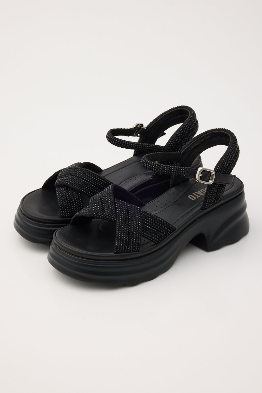 スタッカート/STACCATOのコスモパテッドソフティーコンフォートタンク(ブラック/350JS137-7065)