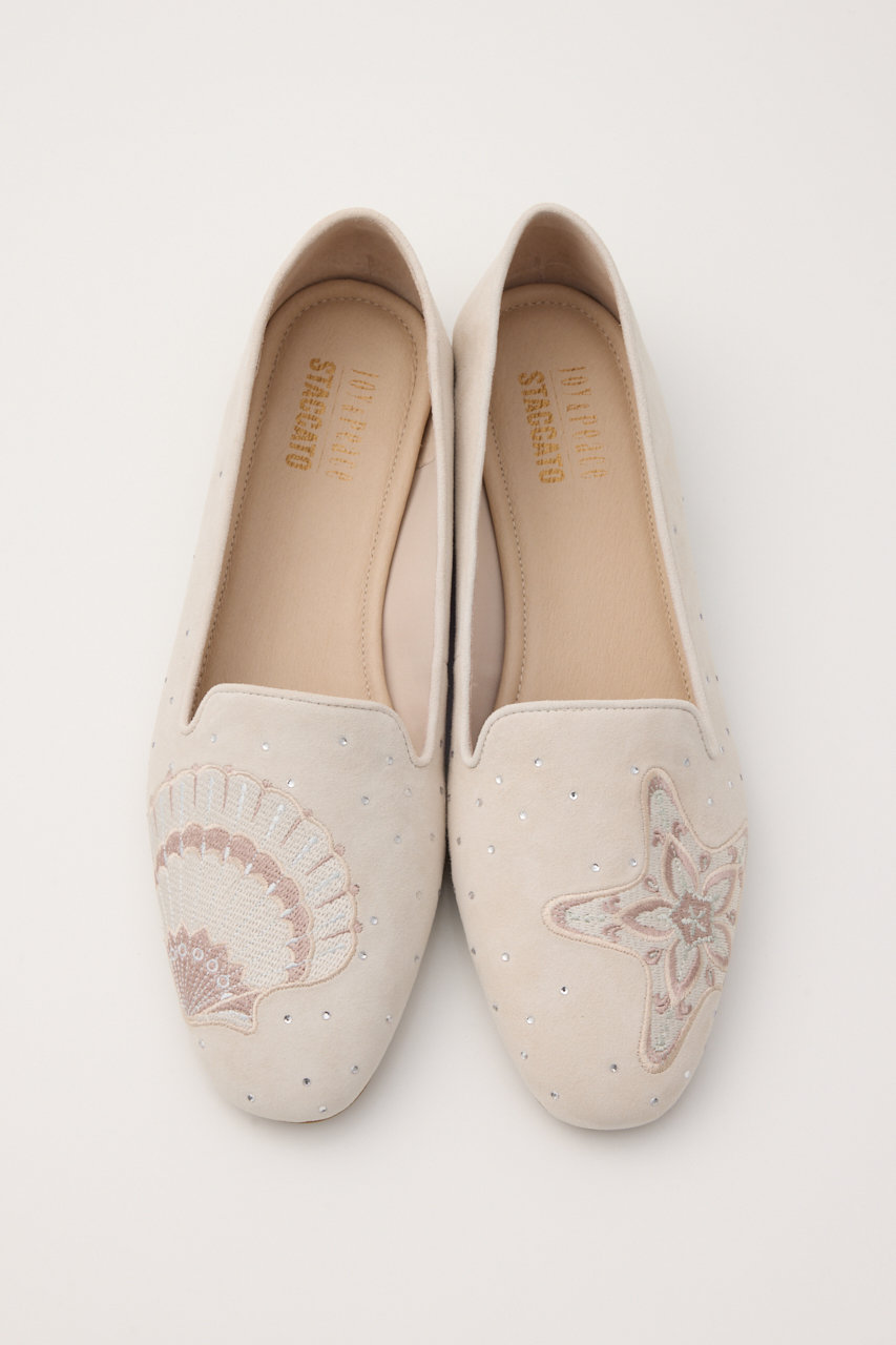 スタッカート/STACCATOのマリンクリーチャーオペラシューズ(柄グレージュ/350JS148-8310)