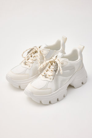 スタッカート/STACCATOのドルチェチャームレースコンビムスニーカー(130500/130501)