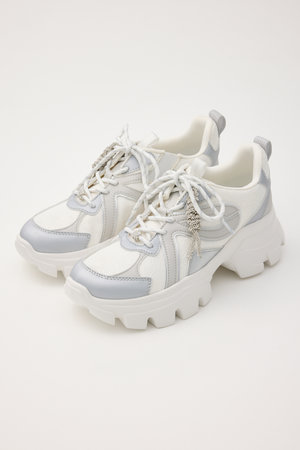 スタッカート/STACCATOのドルチェチャームレースコンビムスニーカー(130500/130501)