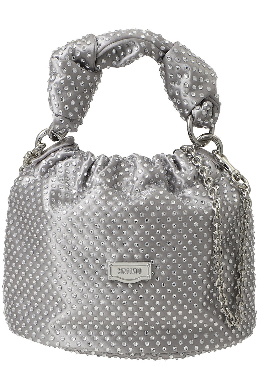 スタッカート/STACCATOの2wayハンディバケットバッグ(シルバー/350JS255-5095)