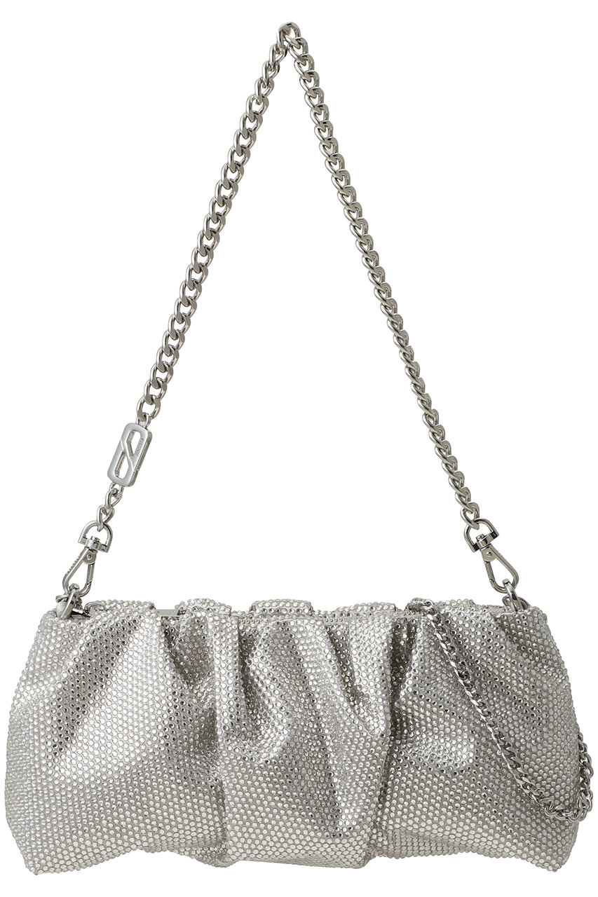 スタッカート/STACCATOのシャーリングカクテルバッグ(ホワイト/350JS255-5125)