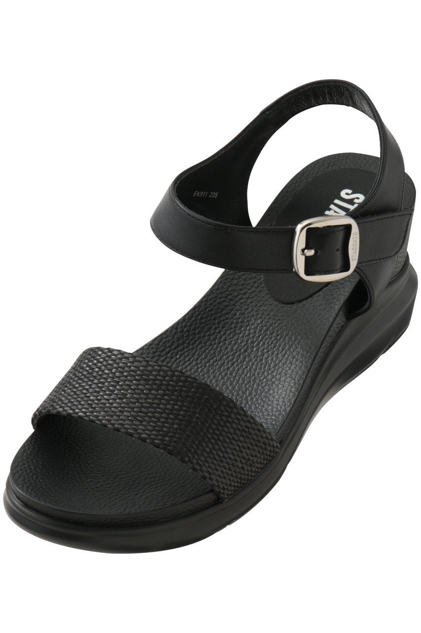 スタッカート/STACCATOのロッキーライトウェイトサンダル(ブラック/350JS137-7050)