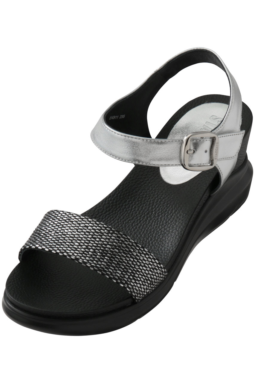 スタッカート/STACCATOのロッキーライトウェイトサンダル(シルバー/350JS137-7050)