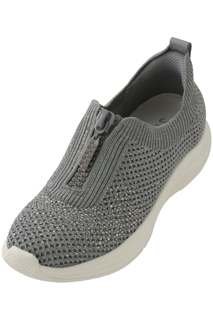 スタッカート/STACCATOのデザインZIPハンディライトスリッポン(グレー/350JS149-9575)