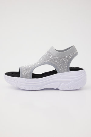 スタッカート/STACCATOの【4/8 10:00販売開始】クリスタルカバーアップスポーツサンダル(130200/130201)