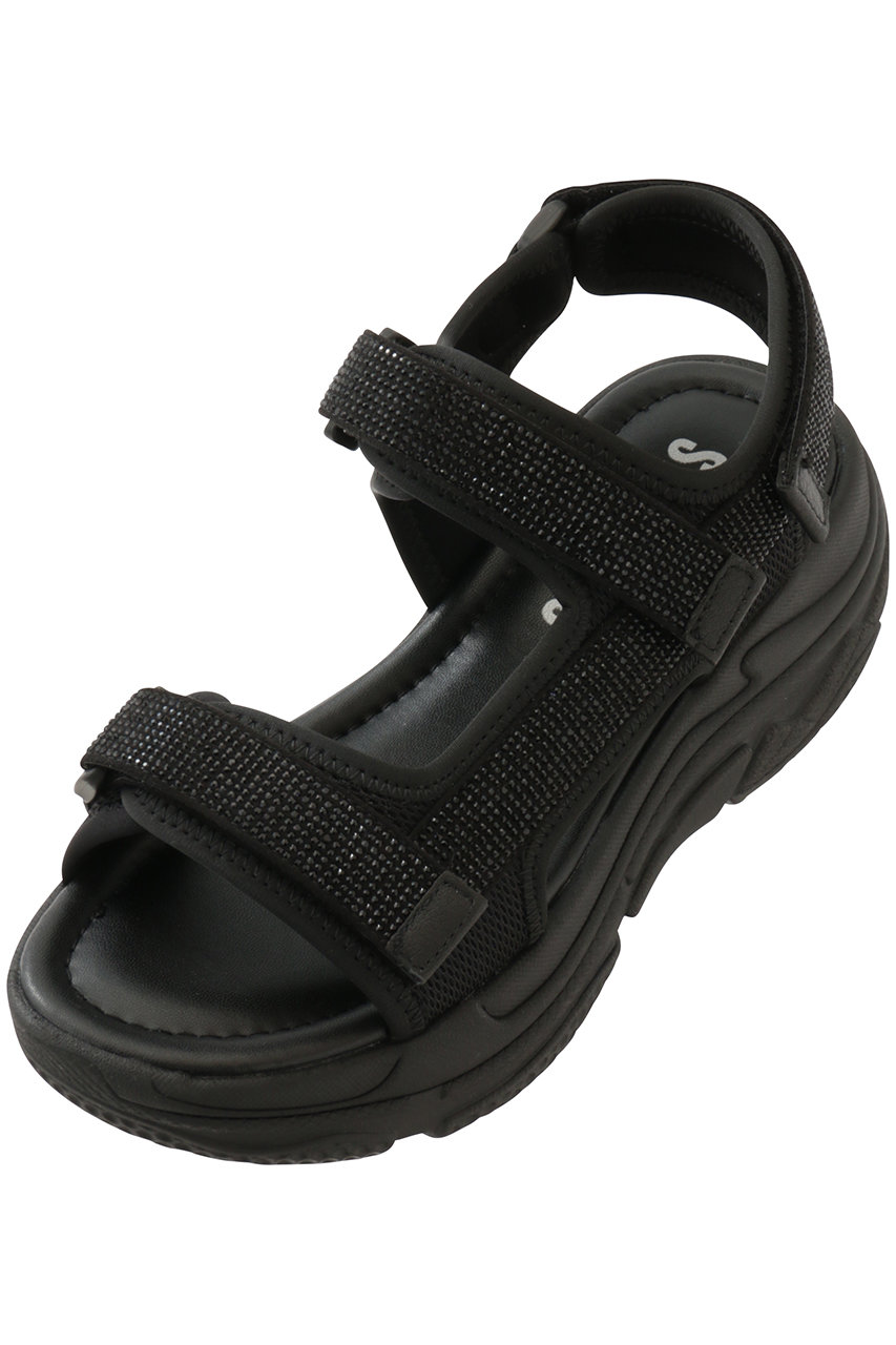 スタッカート/STACCATOの【4/8 10:00販売開始】ギャラクシースポーティーサンダル(ブラック/350JS136-6155)