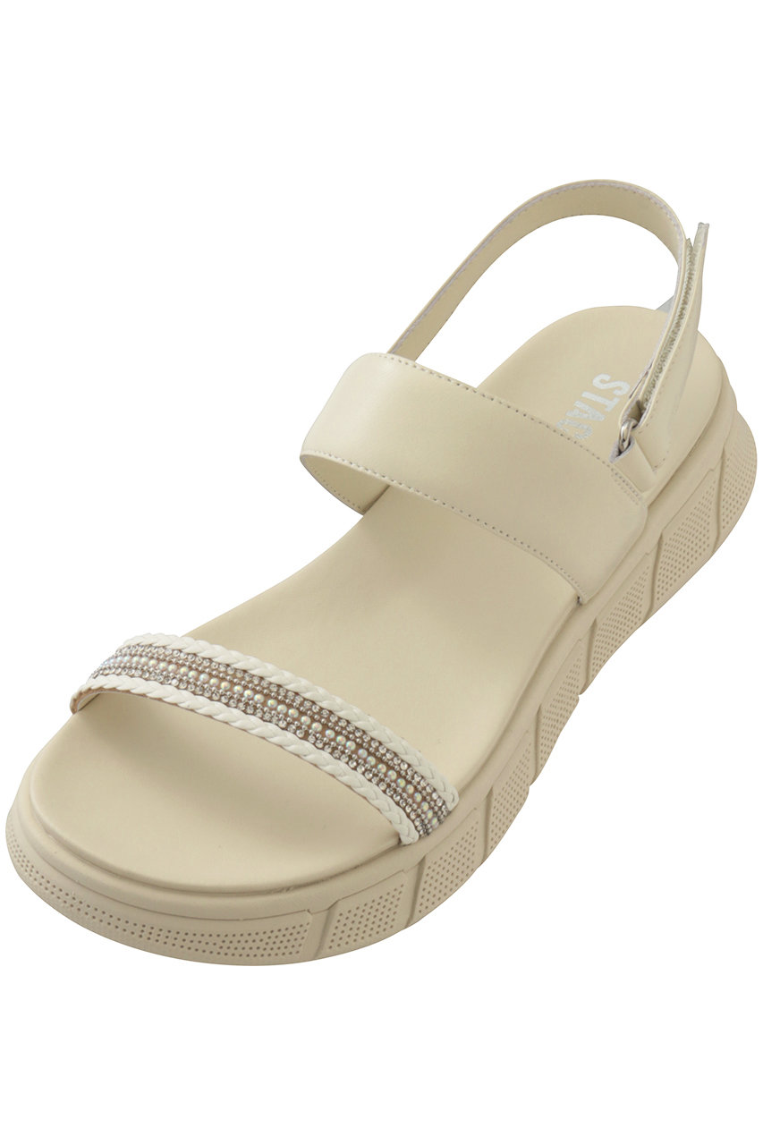 スタッカート/STACCATOのパーティクルズライトサンダル(ホワイト/350JS137-7030)