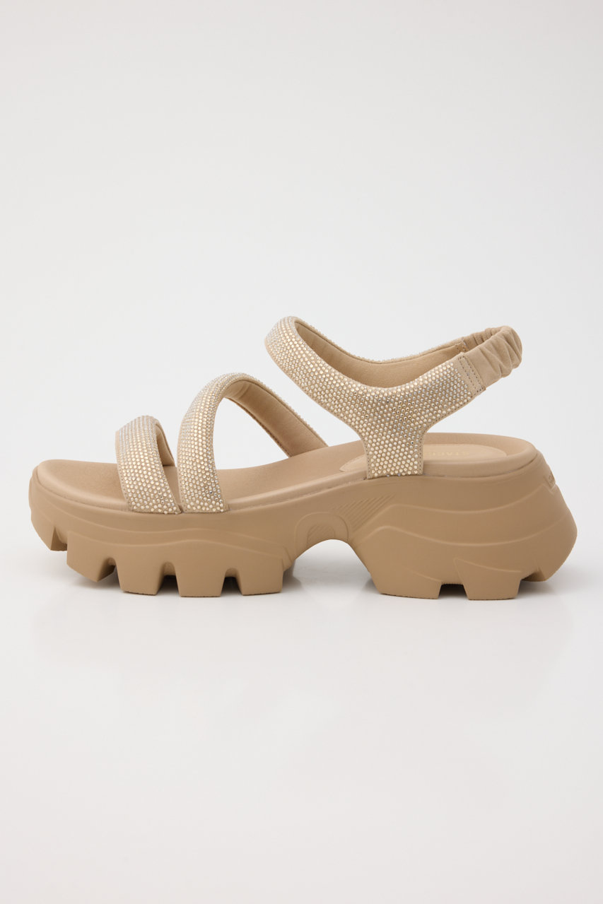 スタッカート/STACCATOのコスモスリングラギッドソールサンダル(ゴールド/350JS136-6725)