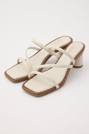 スタッカート/STACCATOのナハラスクエアミュールサンダル(130200/130201)