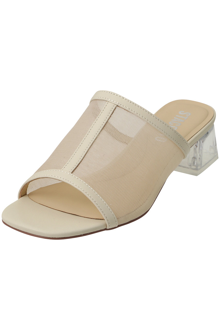 スタッカート/STACCATOのカバーアップシースルーサンダル(ホワイト/350JS136-6785)