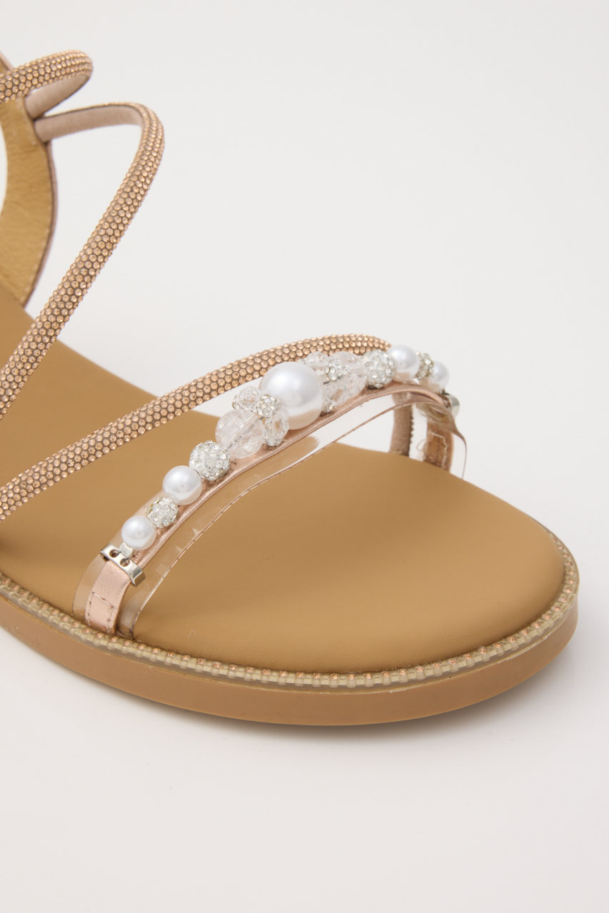 美品！STACCATO スパークリングパール　23センチ　ゴールド　スタッカート STACCATO(スタッカート)｜プルスコードパールコンビシャイニーフラット