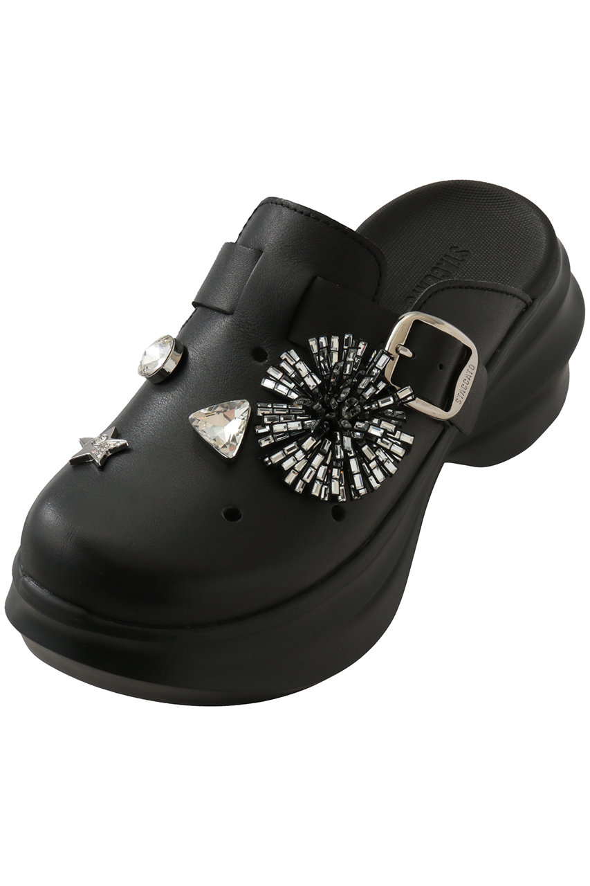 スタッカート/STACCATOのアルビジアーバンクロッグサンダル(ブラック/350JS149-9530)