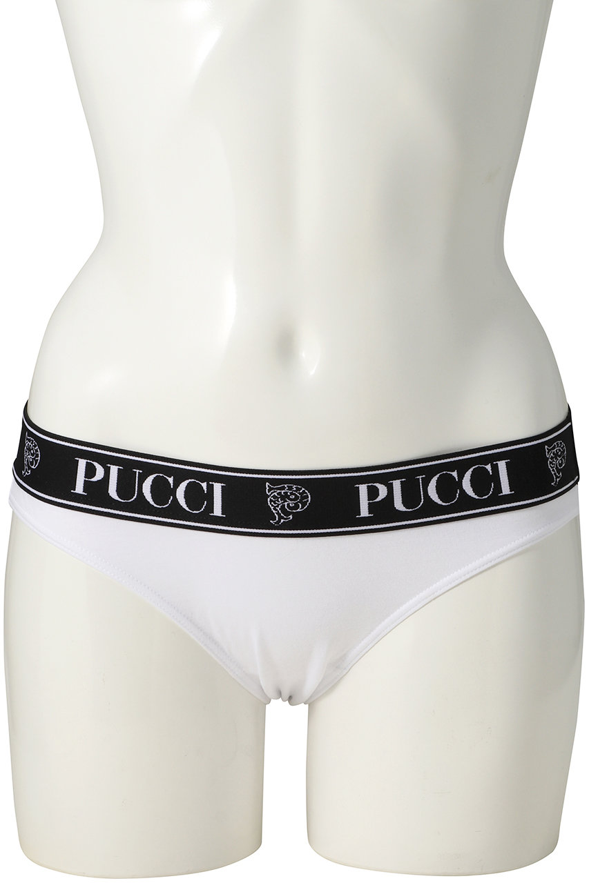 PUCCI(プッチ)｜ロゴショーツ 3Pセット/ホワイト/ブラック