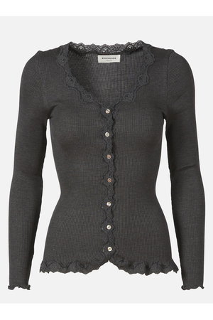 rosemunde ロサムンド カーディガン 5420 S ダークグレー ROSEMUNDE｜ロサムンドのカーディガン（カットソー・Tシャツ