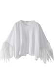 フェザーフリルカットソー