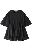ペプラムラッフルTシャツ