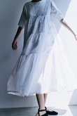 ティアードコットンボイルワンピース