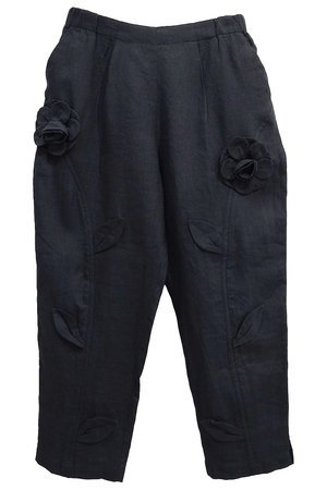 アユーシ/AAYUSHIのフローラルレリーフパンツ(110600/110602)