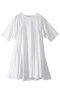 ボリュームフレアハーフスリーブワンピース アユーシ/AAYUSHI ホワイト