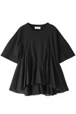 ペプラムラッフルTシャツ