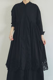 イスラミックカットワークシャツドレス
