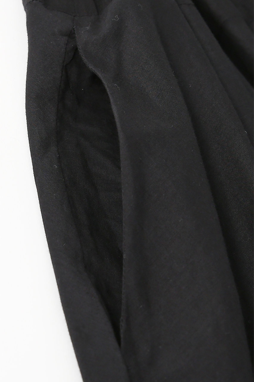 AAYUSHI(アユーシ)｜【予約販売】ラッフルロングワンピース/ブラック