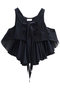 ランダムギャザーバックフリルベスト アユーシ/AAYUSHI ブラック