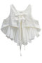 ランダムギャザーバックフリルベスト アユーシ/AAYUSHI ホワイト