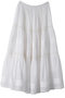 エアリーティアードスカート アユーシ/AAYUSHI ホワイト