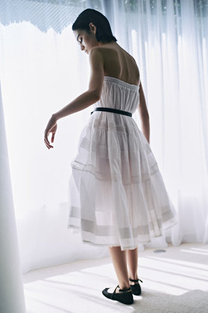 アユーシ/AAYUSHIのエアリーティアードスカート(110700/110703)