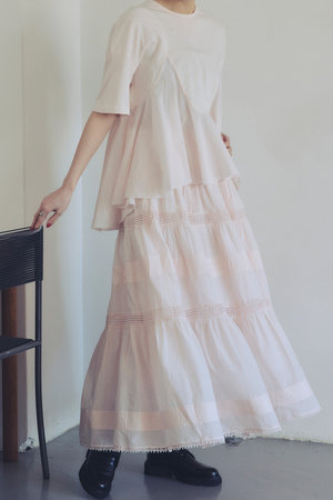 アユーシ/AAYUSHIのエアリーティアードスカート(110700/110703)