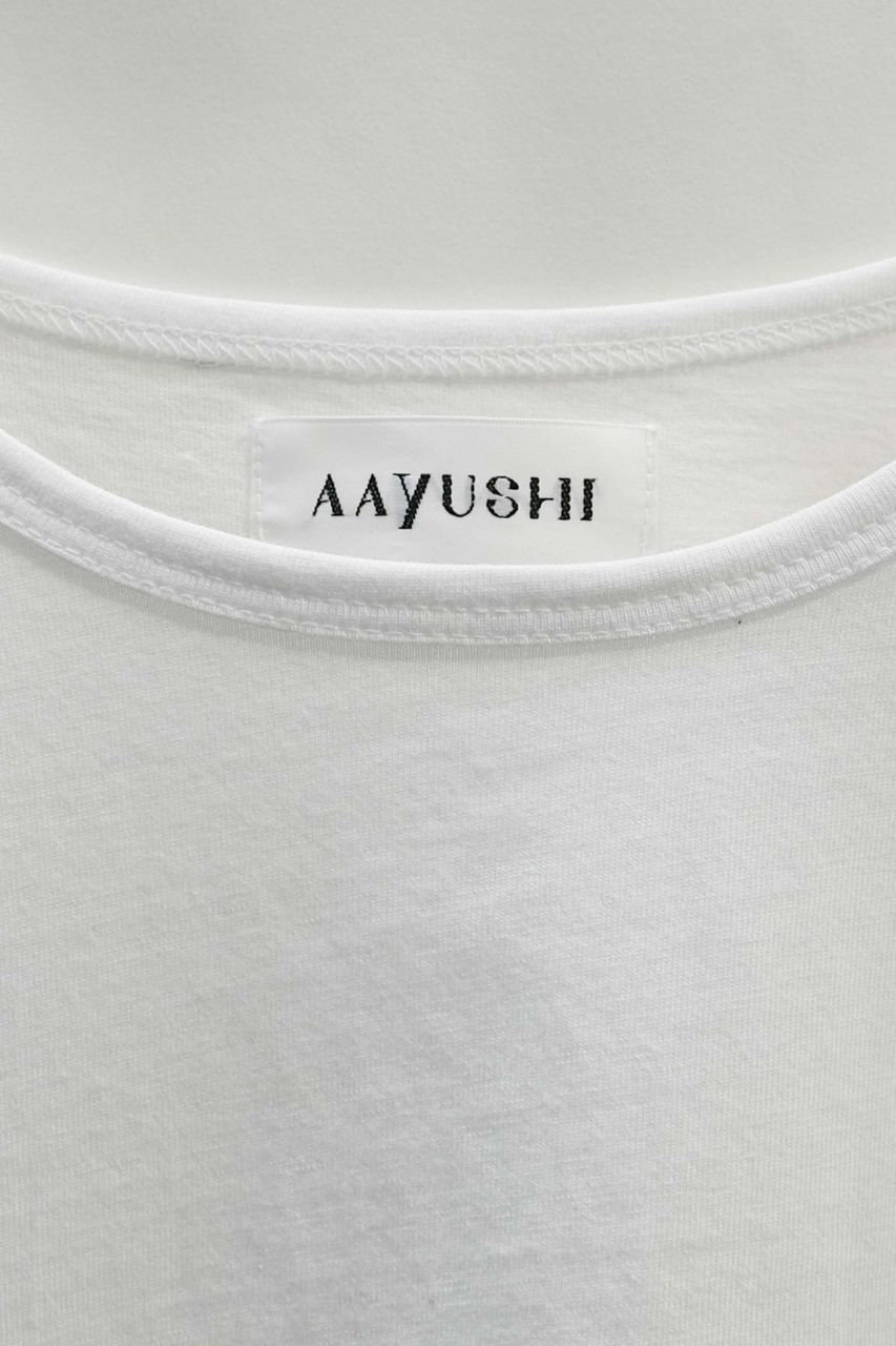AAYUSHI(アユーシ)｜【予約販売】バックスカーフノースリーブトップス 
