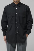 【MEN】Wool Tropical ポケットシャツ