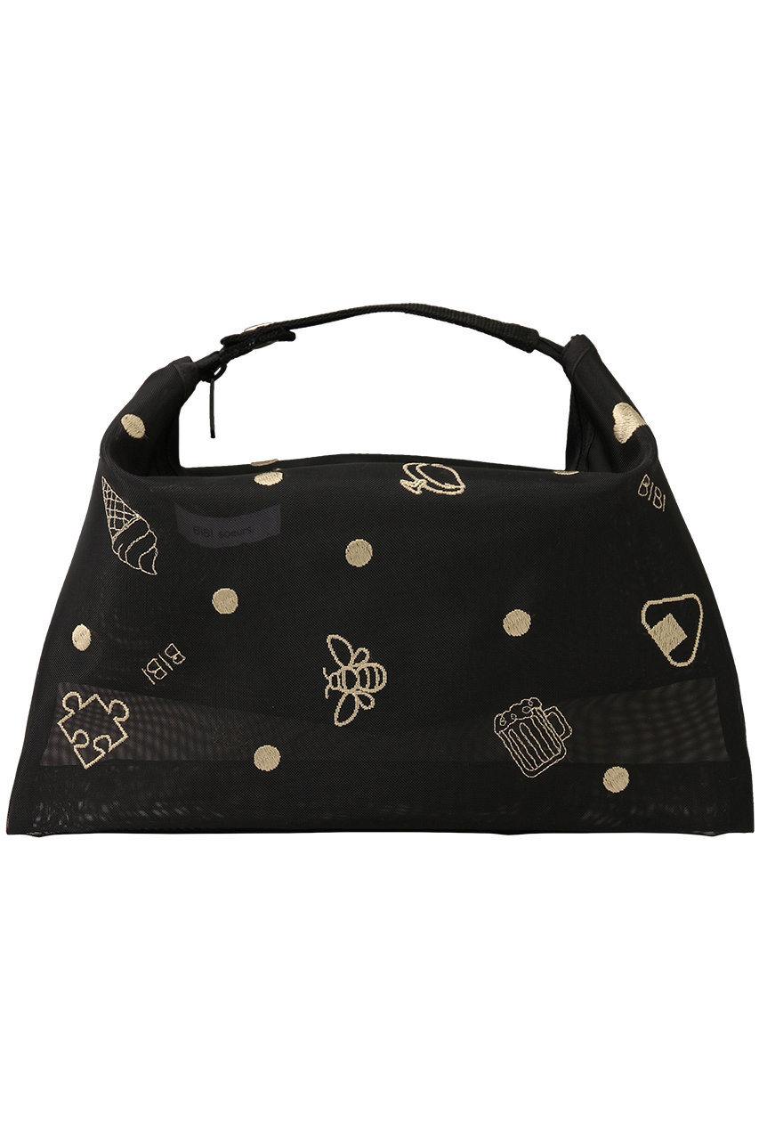 ビビスール/BIBI soeurs.の【11/28 8:00販売開始】SHISHUmesh bag “LARGE” 刺しゅうメッシュバッグ(hobby/SHIme-hobby-LARGE)