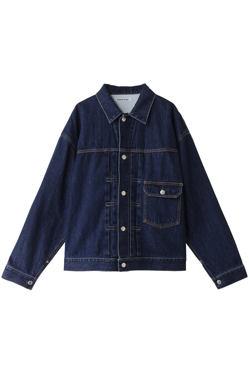 セブンバイセブン/SEVEN BY SEVENの【MEN】1ST TYPE デニムジャケット‐Wash‐(インディゴ/800-4225037)