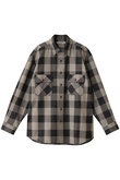 【MEN】BUFFALO CHECK ルーズ ワーク ロングスリーブシャツ