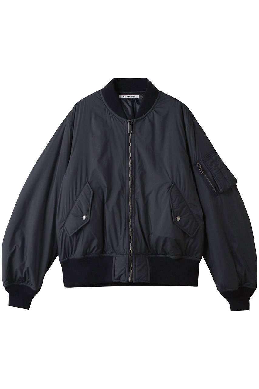 SEVEN BY SEVEN 【MEN】INSULATION MA-1 ブルゾン (ネイビー, M) セブンバイセブン ELLE SHOP