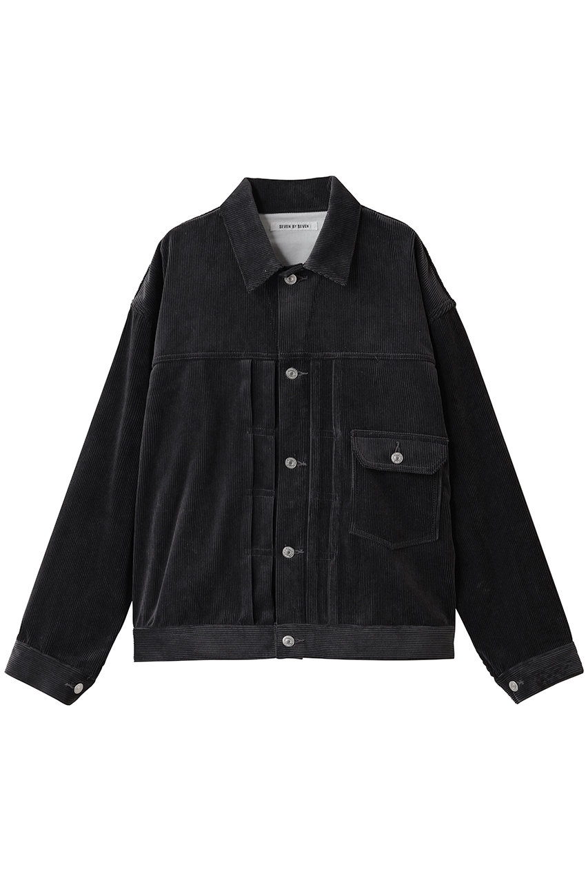 SEVEN BY SEVEN 【MEN】1ST TYPE コーデュロイ ジャケット (グレー, M) セブンバイセブン ELLE SHOP SEVEN BY SEVEN 【MEN】1ST TYPE コーデュロイ ジャケット (グレー, M) セブンバイセブン ELLE SHOP