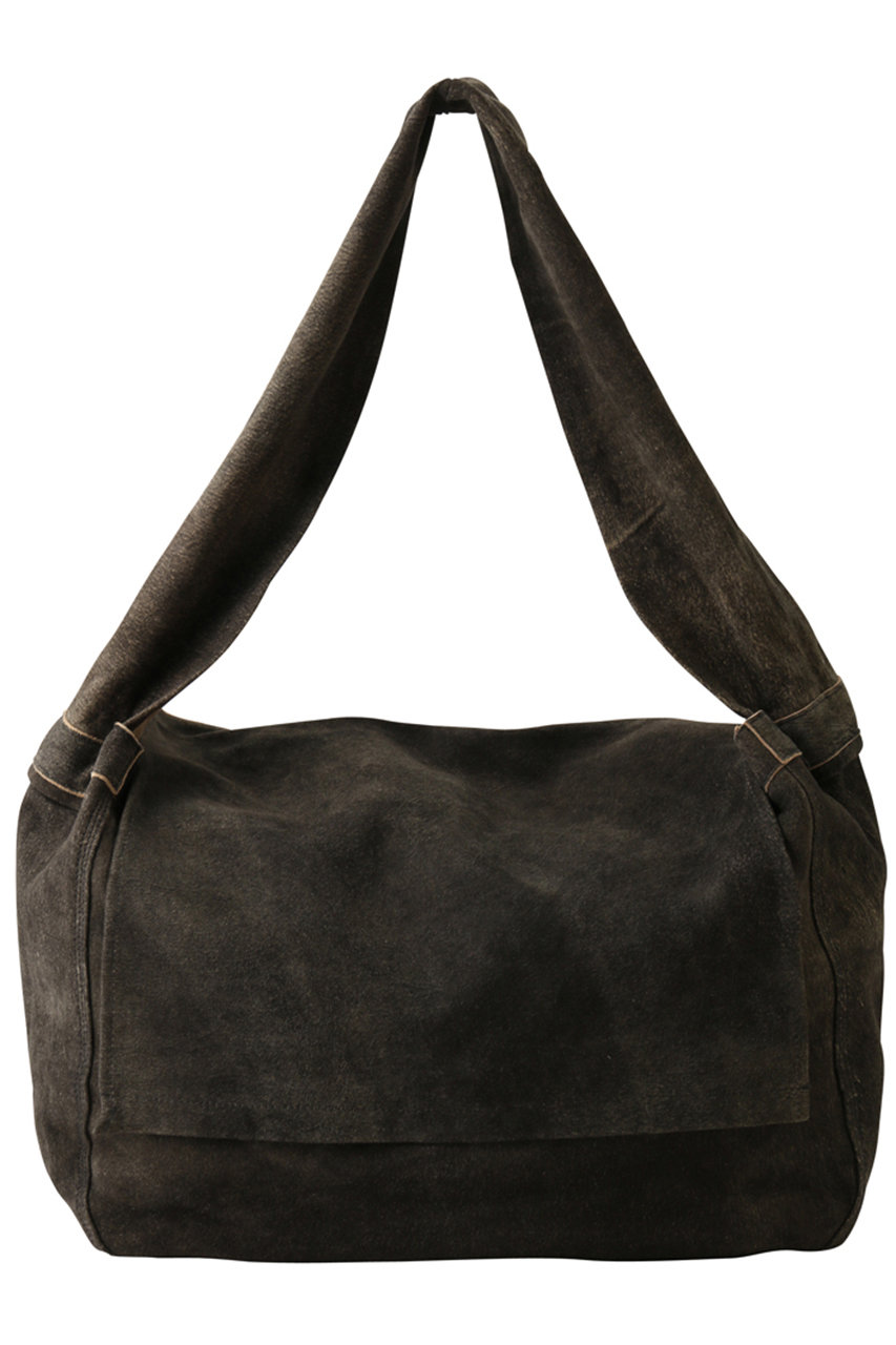SEVEN BY SEVEN 【MEN】スエード レザー ショルダーバッグ (ブラック, F) セブンバイセブン ELLE SHOP SEVEN BY SEVEN 【MEN】スエード レザー ショルダーバッグ (ブラック, F) セブンバイセブン ELLE SHOP