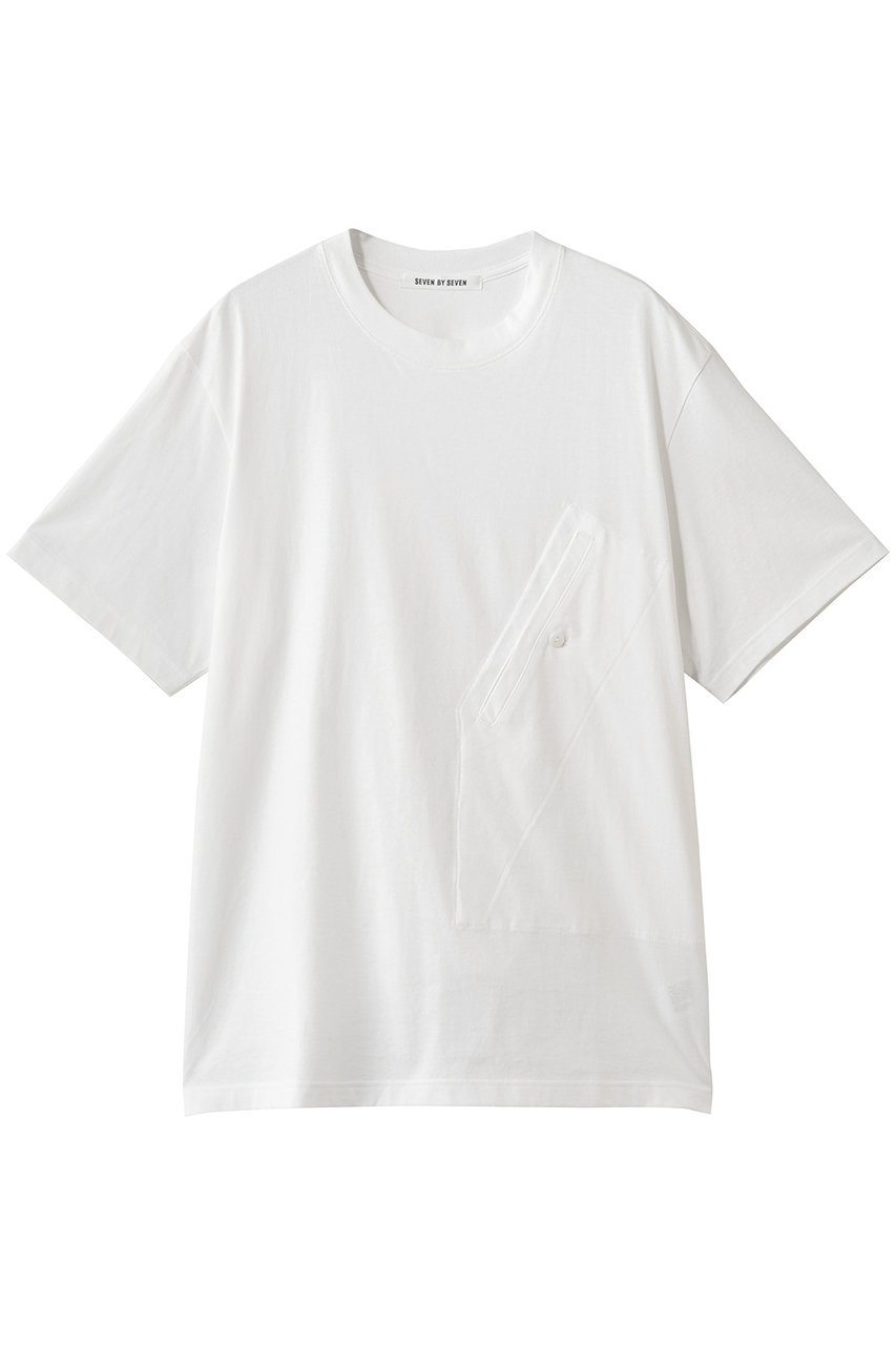 セブンバイセブン/SEVEN BY SEVENの【MEN】HUNTING POCKET Tシャツ ショートスリーブ(ホワイト/800-6166123)