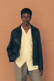 【MEN】LEATHER ZIP UPブルゾン