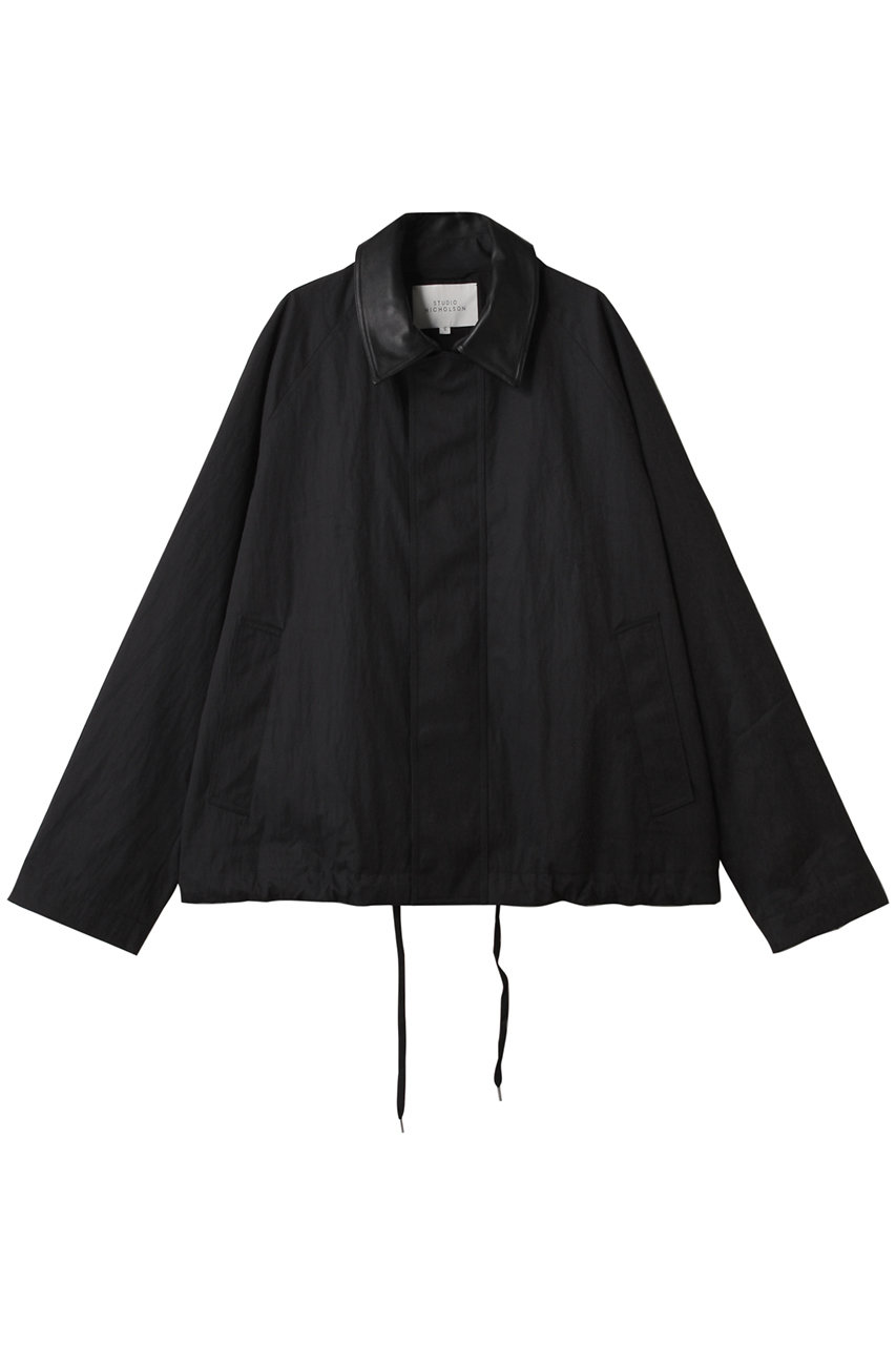 STUDIO NICHOLSON 【MEN】DANI WASHED WEATHER ブルゾン (ウォッシュドブラック, M) スタジオ ニコルソン ELLE SHOP STUDIO NICHOLSON 【MEN】DANI WASHED WEATHER ブルゾン (ウォッシュドブラック, M) スタジオ ニコルソン ELLE SHOP