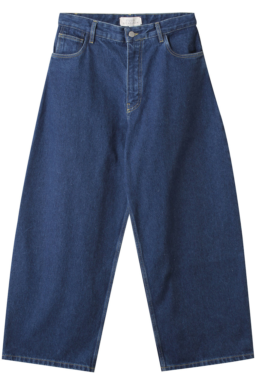 STUDIO NICHOLSON 【MEN】PAOLO REGEN デニムパンツ (インディゴウォッシュ, S) スタジオ ニコルソン ELLE SHOP STUDIO NICHOLSON 【MEN】PAOLO REGEN デニムパンツ (インディゴウォッシュ, S) スタジオ ニコルソン ELLE SHOP