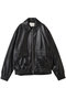 【UNISEX】PISTON レザー ボンバージャケット スタジオ ニコルソン/STUDIO NICHOLSON ブラック