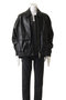 【UNISEX】PISTON レザー ボンバージャケット スタジオ ニコルソン/STUDIO NICHOLSON