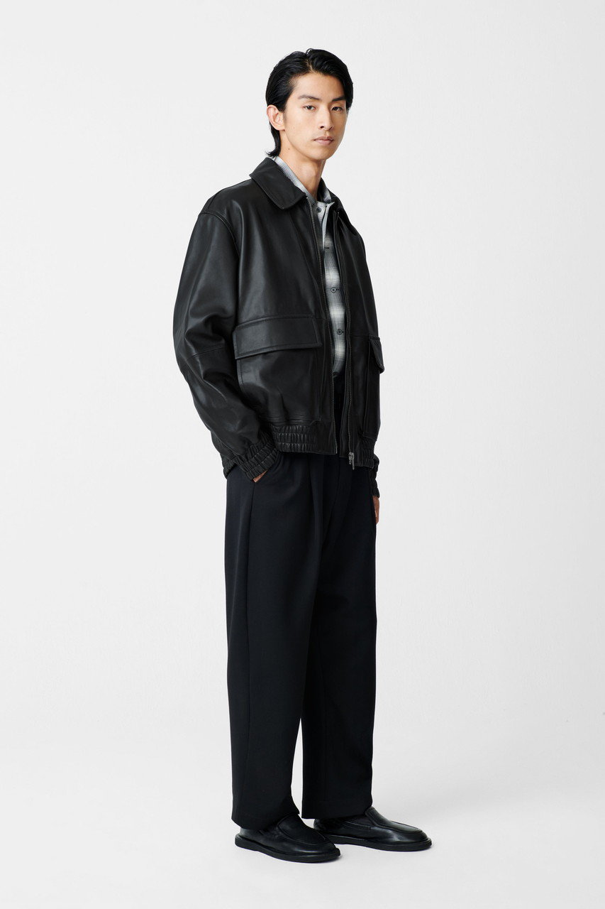 STUDIO NICHOLSON レザージャケット M Studio Nicholson レザージャケット | ブラック | FARFETCH JP