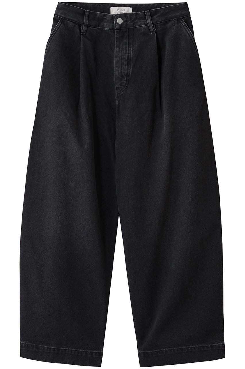 STUDIO NICHOLSON 【MEN】PUCH REGEN デニムパンツ (ウォッシュドブラック, M) スタジオ ニコルソン ELLE SHOP STUDIO NICHOLSON 【MEN】PUCH REGEN デニムパンツ (ウォッシュドブラック, M) スタジオ ニコルソン ELLE SHOP